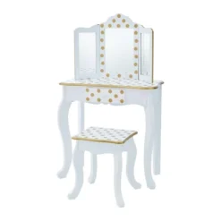 Fashion Polka Dot Gisele Play Vanity Set - Teamson Kids -Child Home Decoration Store GUEST 000da21d 669a 442c 9c84 27e0cf64d574