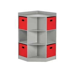 5pc Kids' Corner Cabinet Set With 4 Bins Set - RiverRidge Home -Child Home Decoration Store GUEST 0184e15b 1408 4e84 b953 1c81d576dc7c