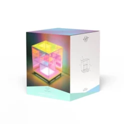 Teen Iridescent Acrylic LED Cube Novelty Table Lamp - West & Arrow -Child Home Decoration Store GUEST 01fc000f 7ab7 43ee b06e aa17113a2c0d