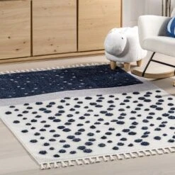NuLOOM Alena Starry Night High-Low Kids Tasseled Area Rug -Child Home Decoration Store GUEST 08f6902b a027 47c2 b334 5ee8cfaf5576
