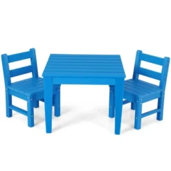 Costway 3PCS Kids Table & 2 Chairs Set Outdoor Heavy-Duty All-Weather Activity Table Set 24 Costway 3PCS Kids Table & 2 Chairs Set Outdoor Heavy-Duty All-Weather Activity Table Set -Child Home Decoration Store GUEST 09c0b42b e54a 41ab b924 3b25d6ae0755