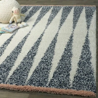 Andreja Striped Shag Kids' Rug - Balta Rugs 6 Andreja Striped Shag Kids' Rug - Balta Rugs - Image 4