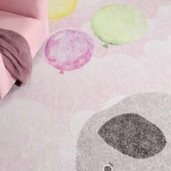 Nursery Elephant Colorful Kids Playroom Indoor Area Rug By Blue Nile Mills -Child Home Decoration Store GUEST 10829981 0ad5 43f0 b6b0 032aa4dc8d6b