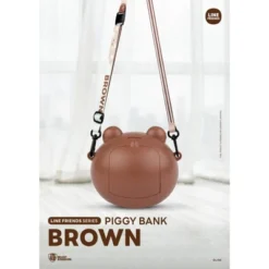 LINE FRIENDS Series Piggy Bank Brown (Piggy Bank) -Child Home Decoration Store GUEST 1251f190 dc9a 4f85 bd67 125dae26df3b