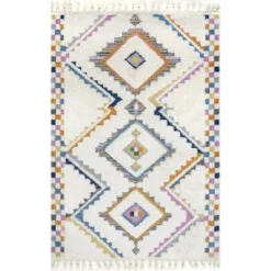 NuLOOM Lilou Moroccan Kids Tassel Area Rug -Child Home Decoration Store GUEST 14406c3c d903 4451 9a69 4fb3681bc3e1