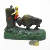 Design Toscano Butting Buffalo Collectors' Die Cast Iron Mechanical Coin Bank -Child Home Decoration Store GUEST 1561cc5e 2088 4894 969c 82e5ebdd8899