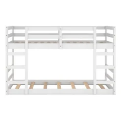 Twin Over Twin Bunk Bed With Ladder-ModernLuxe -Child Home Decoration Store GUEST 19eb7abe 8870 4d86 a13e c43cf78ba6f7