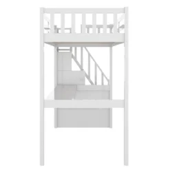 Twin Size Loft Bed With Staircase And Built-in Desk - ModernLuxe 16 Twin Size Loft Bed With Staircase And Built-in Desk - ModernLuxe -Child Home Decoration Store GUEST 1ae46f3b b0db 43ce b578 12d78752b5a9