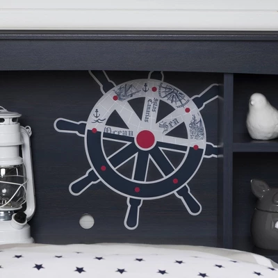 Twin Aviron Bookcase Headboard - South Shore 4 Twin Aviron Bookcase Headboard - South Shore - Image 2