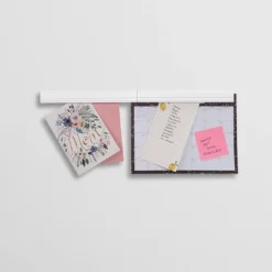 2pk Kids' Magnetic Artwork And Picture Display Bar Frame Set White - RiverRidge Home -Child Home Decoration Store GUEST 1cda4e72 9953 49df a24d c74451158aa4