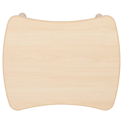 Emma And Oliver 21.875"W X 26.625"L Rectangular Plastic Height Adjustable Activity Table Set With 4 Chairs 6 Emma And Oliver 21.875"W X 26.625"L Rectangular Plastic Height Adjustable Activity Table Set With 4 Chairs - Image 4