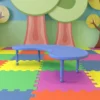 Emma And Oliver 35"W X 65"L Half-Moon Plastic Height Adjustable Activity Table 2 Emma And Oliver 35"W X 65"L Half-Moon Plastic Height Adjustable Activity Table -Child Home Decoration Store GUEST 23ef90bc 8478 44f3 9ea0 99d7b109c04f