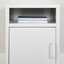 Sweedi Metal 1-Door Nightstand - South Shor -Child Home Decoration Store GUEST 25b29ef5 52c1 4b10 9aa5 a0612e0dd34b