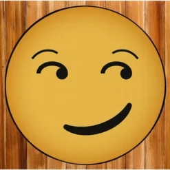 Deerlux Emoji Style Round Funny Smiley Face Kids Area Rug, Smirk Emoji Rug 11 Deerlux Emoji Style Round Funny Smiley Face Kids Area Rug, Smirk Emoji Rug -Child Home Decoration Store GUEST 26245202 2756 42f0 8d05 c2c8ca873e89