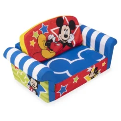 Marshmallow Furniture Disney's 2 In 1 Flip Open Compressed Foam Sofa And Sleeper Bed With Washable Cover -Child Home Decoration Store GUEST 273a2f3e 0c9f 4c4d 9864 31ed14a42978