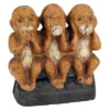 Design Toscano Speak No, See No, Hear No Evil Monkeys Still Action Die-Cast Iron Coin Bank -Child Home Decoration Store GUEST 275e05e6 5a05 49f5 9e0f 1d3d9979b077