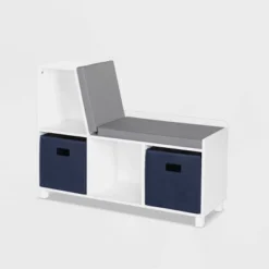 RiverRidge Home Kids' Book Nook Collection Cubby Storage Bench With 2 Bins - RiverRidge -Child Home Decoration Store GUEST 281be6ad bb1d 4e1a 82df ffbf85c32166