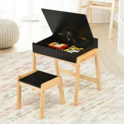 Costway Kids Table & Chair Set Wooden Activity Art Study Desk W/Storage Space 16 Costway Kids Table & Chair Set Wooden Activity Art Study Desk W/Storage Space -Child Home Decoration Store GUEST 28d1167d ed35 44ba adce f0b0372c251d