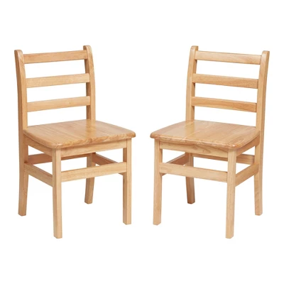 ECR4Kids Three Rung Ladderback Chair, Classroom Seating, Natural, 2-Pack 17 ECR4Kids Three Rung Ladderback Chair, Classroom Seating, Natural, 2-Pack - Image 15