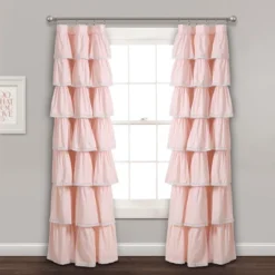 52"x84" Ruffle Window Curtain Panel - Lush Décor -Child Home Decoration Store GUEST 2a077f5c 7bd3 4681 9282 5aa3533f69f1