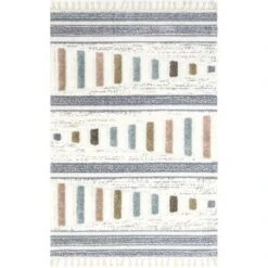 NuLOOM Iria Colorful Pyramid Kids Area Rug -Child Home Decoration Store GUEST 2be3f4c1 9db9 488e a6d1 605dcd02e928