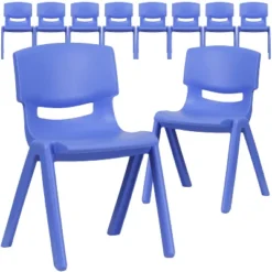 Flash Furniture 10 Pack Plastic Stackable School Chair With 13.25" Seat Height -Child Home Decoration Store GUEST 2de82612 44ee 429c 9eb5 1d2c61b188ea 1