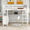 Full Size Wooden Loft Bed With Drawers, Shelves And Desk - ModernLuxe -Child Home Decoration Store GUEST 2ffa3c71 3ed3 4271 8f16 710d55a01c50
