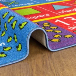 KC CUBS Boy & Girl Kids Math Symbols, Numbers & Shapes Educational Learning & Fun Game Play Area Nursery Bedroom Classroom Rug Carpet -Child Home Decoration Store GUEST 31fec62a f20e 4ee6 8324 f97962d2e3f1