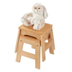 Melissa & Doug Wooden Stools - Set Of 2 - Natural -Child Home Decoration Store GUEST 33740e0b f64a 43ed 951a 79fbdb83ddac
