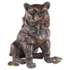 Design Toscano Boss, The Sitting British Bulldog Collectors' Still Action Die-Cast Iron Coin Bank -Child Home Decoration Store GUEST 36560c66 66fe 4166 a275 8ef4f54092e6