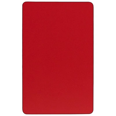 Emma And Oliver Mobile 30x72 Red HP Laminate Adjustable Activity Table 3 Emma And Oliver Mobile 30x72 Red HP Laminate Adjustable Activity Table