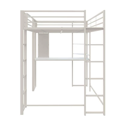 Full Adele Loft Bed Off White - Room & Joy 5 Full Adele Loft Bed Off White - Room & Joy - Image 3