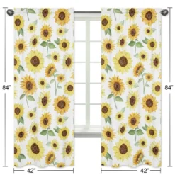 2pc Sweet Jojo Designs Sunflower Window Panel 9 2pc Sweet Jojo Designs Sunflower Window Panel -Child Home Decoration Store GUEST 376959d6 6e3a 4faa bf2a c9db3dcf0f24