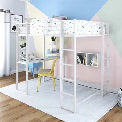 Full Adele Loft Bed Off White - Room & Joy 9 Full Adele Loft Bed Off White - Room & Joy - Image 7