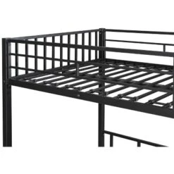 Twin Over Twin Metal Triple Bunk Bed With Ladder-ModernLuxe -Child Home Decoration Store GUEST 38b087df 9004 45c6 815e 3a1b39fd4d6d