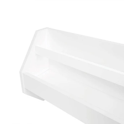 Kids' Catch-All Wall Shelf With Bookrack And Hooks White - RiverRidge Home 4 Kids' Catch-All Wall Shelf With Bookrack And Hooks White - RiverRidge Home - Image 2