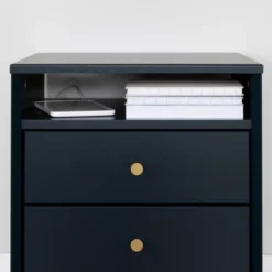 Dylane 2-Drawer Nightstand Navy - South Shore -Child Home Decoration Store GUEST 3a0a7b56 22e7 43cf 9156 7ae7030d9179