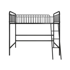 Twin Kaila Metal Loft Bed Black - Room & Joy -Child Home Decoration Store GUEST 3cf1abc0 f00f 44c7 a593 982b90d57448