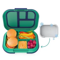 Bentgo Kids' Chill Lunch Box, Bento-Style Solution, 4 Compartments & Removable Ice Pack -Child Home Decoration Store GUEST 3cf43aac e1e6 4fdc 8ce1 25ea53599ab4