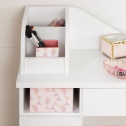 Tiara Makeup Desk Pure White - South Shore -Child Home Decoration Store GUEST 3fab1c26 c027 4493 ac44 d9a1d1dfb631