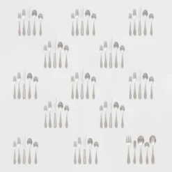 65pc Luxor 18/10 Stainless Steel Flatware Set - Threshold Signature™ -Child Home Decoration Store GUEST 41d60587 a808 4e95 9574 f4d6fbdbb38c