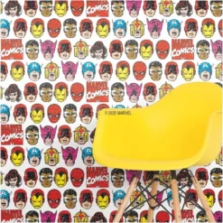 Marvel Comics Classic Faces Peel & Stick Wallpaper - RoomMates -Child Home Decoration Store GUEST 428b0ef9 49ca 4ea8 8ac6 4821f2cc5aef