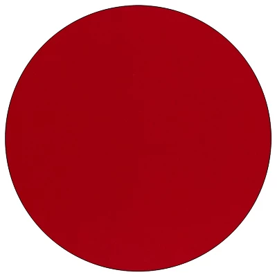 Emma And Oliver Mobile 48" Round Red Thermal Laminate Preschool Activity Table 3 Emma And Oliver Mobile 48" Round Red Thermal Laminate Preschool Activity Table