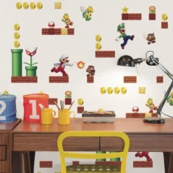 Nintendo Super Mario Peel And Stick Wallpaper - Roomates -Child Home Decoration Store GUEST 42e8474a 27b7 4606 93cf 7481058732e3