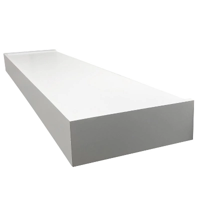 24" Floating Shelf With Lip For Kids' Room White - InPlace 4 24" Floating Shelf With Lip For Kids' Room White - InPlace - Image 2