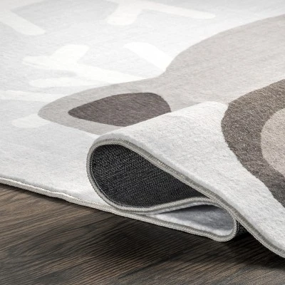 NuLOOM Indigo Otter Kids Machine Washable Area Rug 5 NuLOOM Indigo Otter Kids Machine Washable Area Rug - Image 3
