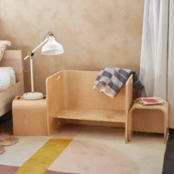 ECR4Kids Bentwood Multipurpose Table And Chair Set, Kids Furniture, Natural, 3-Piece -Child Home Decoration Store GUEST 46502b30 fcd5 469a a0af eb439400a5bb