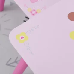 Qaba 3-Piece Kids Wooden Table And Chair Set With Crown Pattern Gift For Girls Toddlers Arts Reading Writing Age 2-4 Years Pink 9 Qaba 3-Piece Kids Wooden Table And Chair Set With Crown Pattern Gift For Girls Toddlers Arts Reading Writing Age 2-4 Years Pink -Child Home Decoration Store GUEST 4652ec1a f121 41de 8bb8 d8f9bca85811