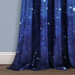 52"x84" Kids' Make A Wish Space Star Ombre Window Curtain Panels Navy/White Set - Lush Décor -Child Home Decoration Store GUEST 470daac4 4252 4ad3 9520 b25b66d2cbe6