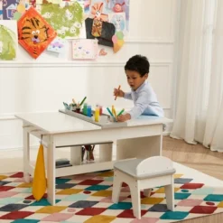 Fantasy Fields - Little Artist Monet Play Art Table Kids Furniture - White/Gray 18 Fantasy Fields - Little Artist Monet Play Art Table Kids Furniture - White/Gray -Child Home Decoration Store GUEST 4789b143 07ca 4d13 b707 87cf940c4cfd